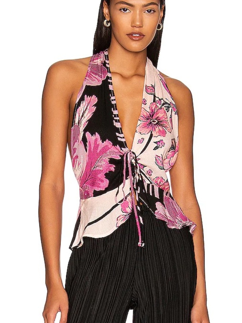 Free people Hot Tropics Tank in Dark Combo